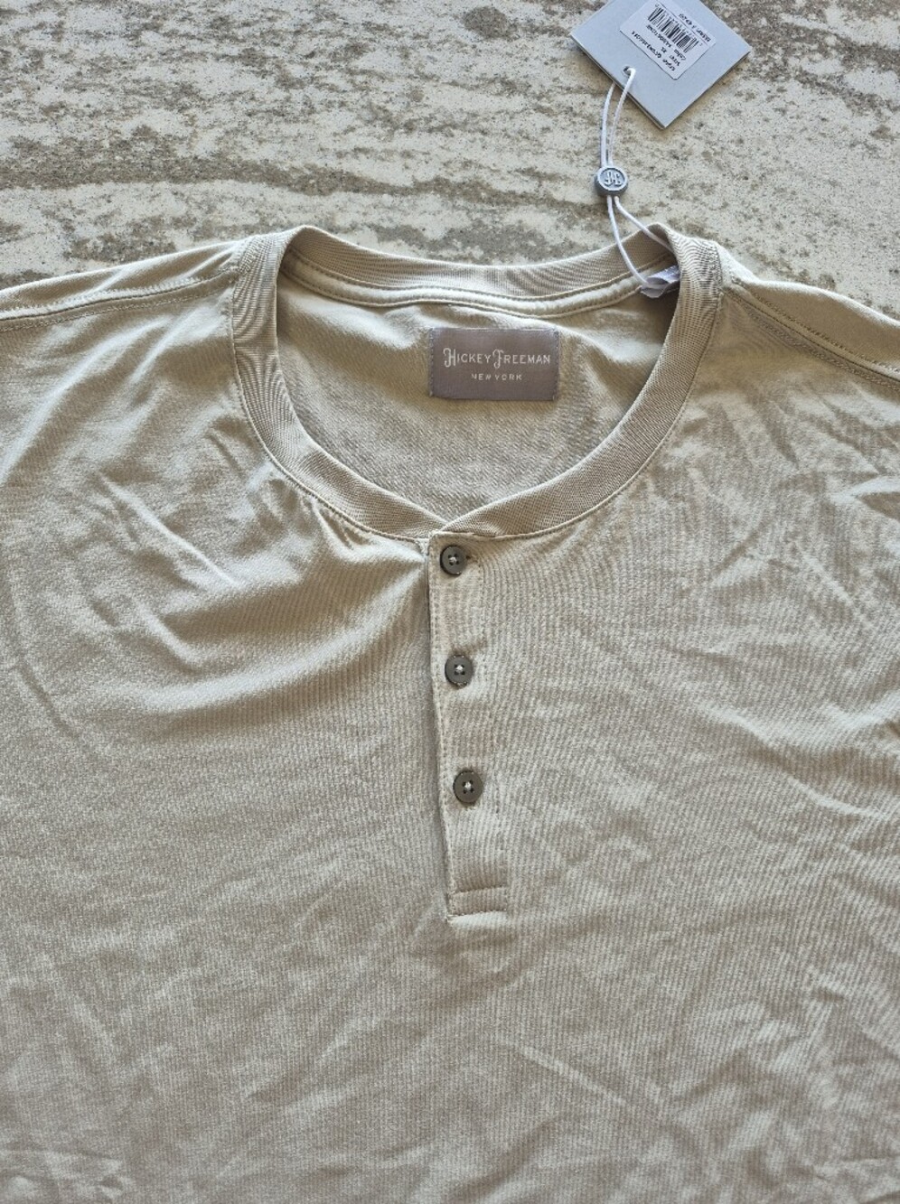 Hickey Freeman Men's Henley T-Shirt New Size XL